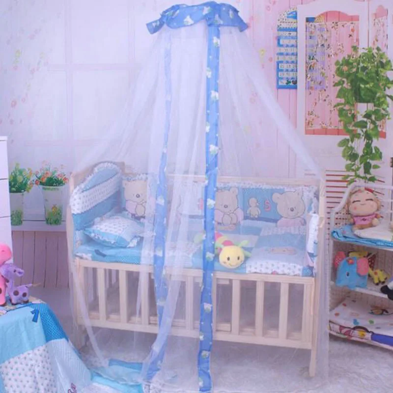 Zanzariera per Lettino Neonato con Supporto Pieghevole, Tenda Anti-zanzare per Bambini, Copertura Completa per Culla - immagine 5