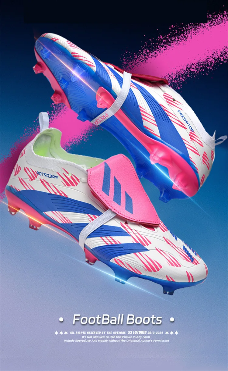 Description Picture 3 of itemProfessional Men's Football Shoes Low Cut Long Spike Soccer Shoes Mens Light Outdoor Training Futsal Shoes Men Zapatos De Futbol