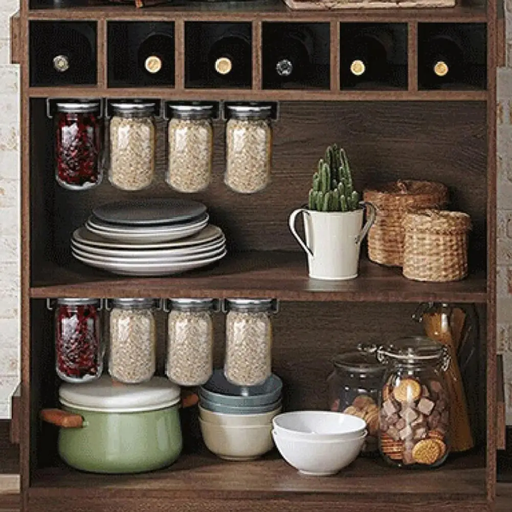 Mason Jar Organization in the Kitchen