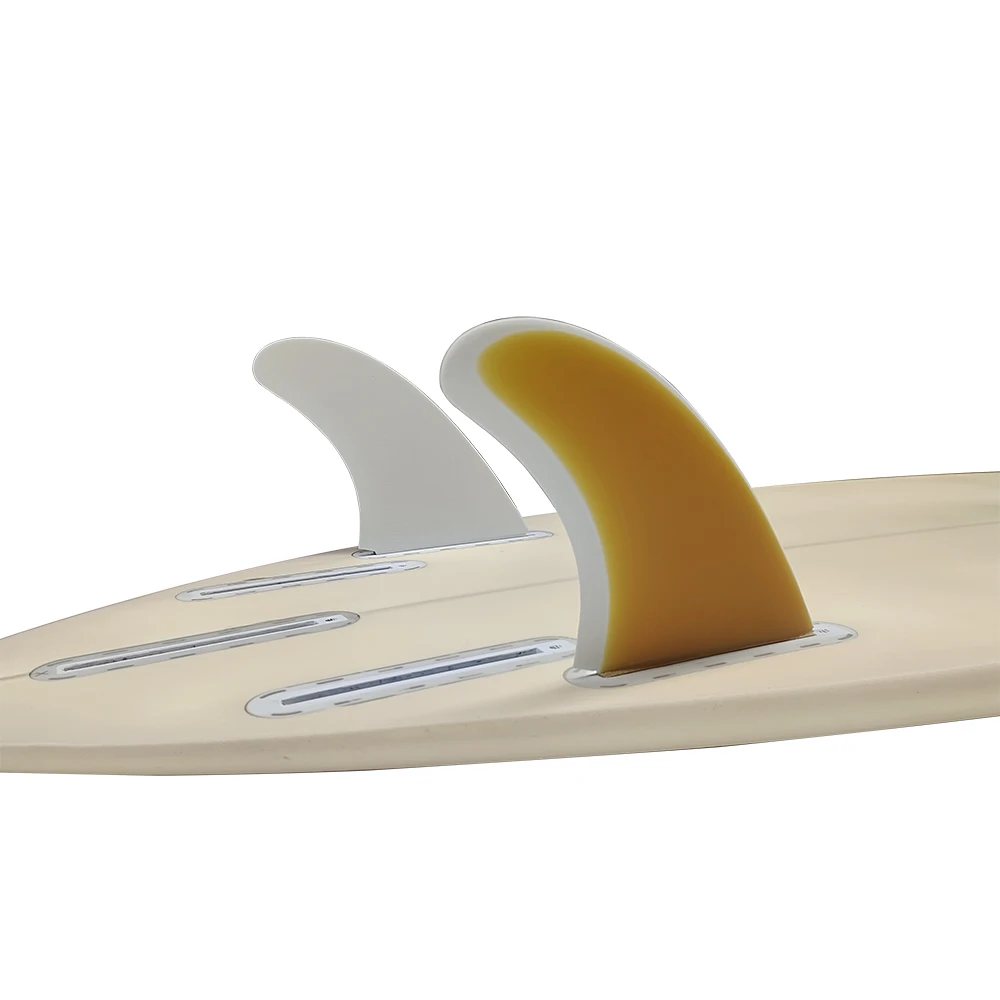 UPSURF FUTURE Twin Fins MR Quilhas Surf Keel Fin Fiberglass Fish,Shortboard,Funboard Surf Board Fins (2 Fins Set)