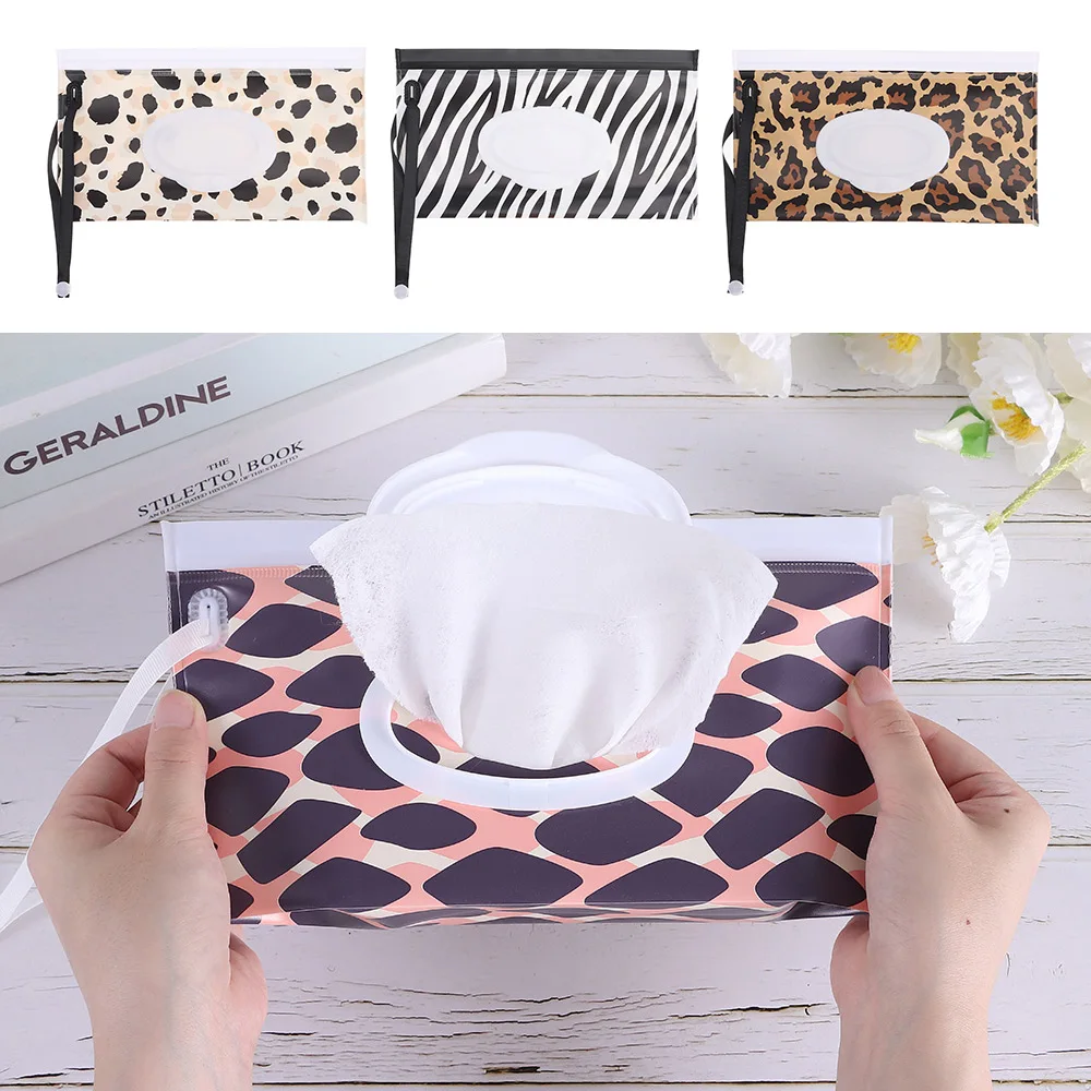 EVA Wet Wipe Bag Flip Cover Snap-Strap Wipes Holder Case Home Portable Refillable Wet Wipe Pouch Tissue Box Stroller Accessories wet wipe case,wet wipes case,wet wipes box,tissue box