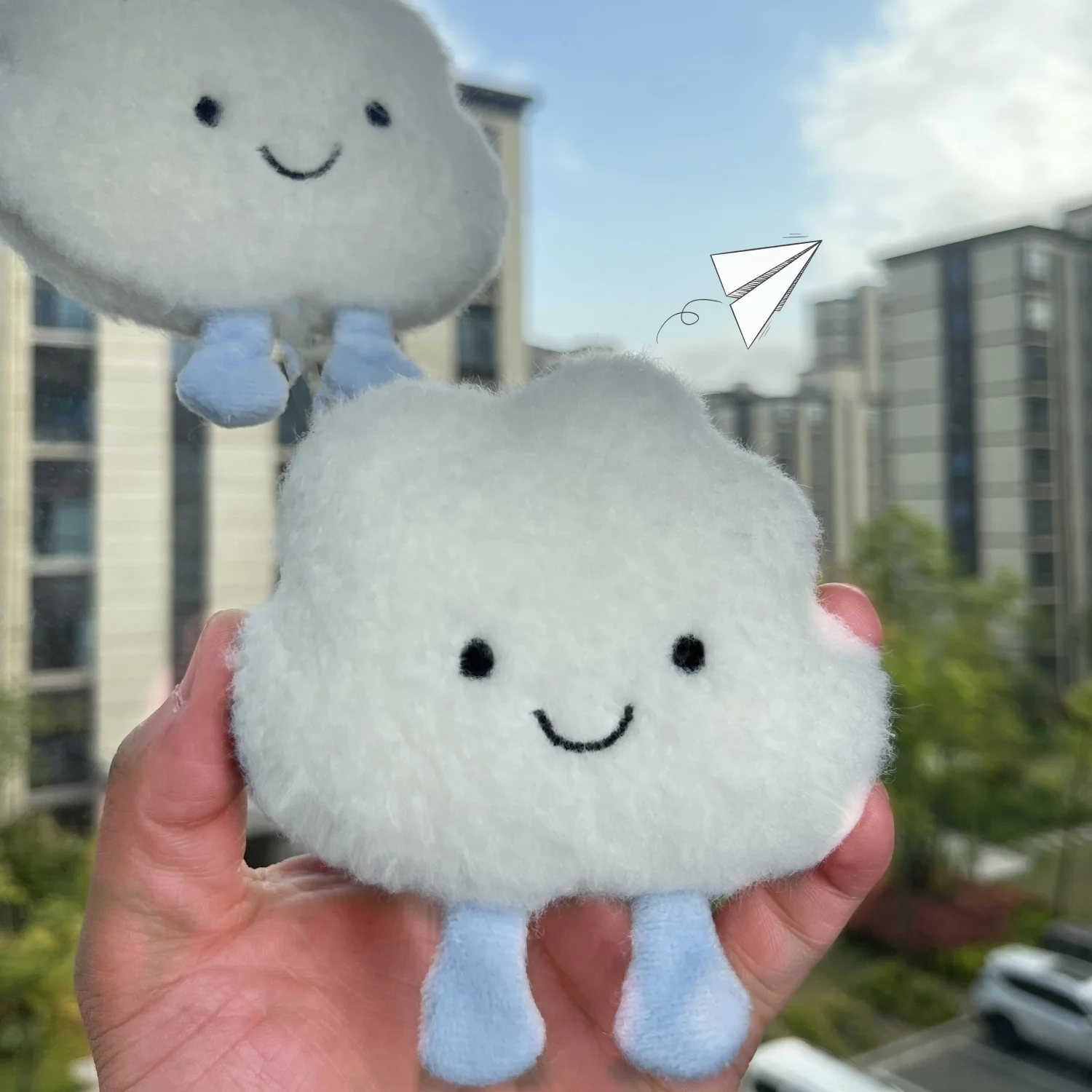 홈 구름 문 커튼 귀여운 크림 스타일 매달려 장식품 스타일 매달려 커튼 어린이 방 창조적 인 장식