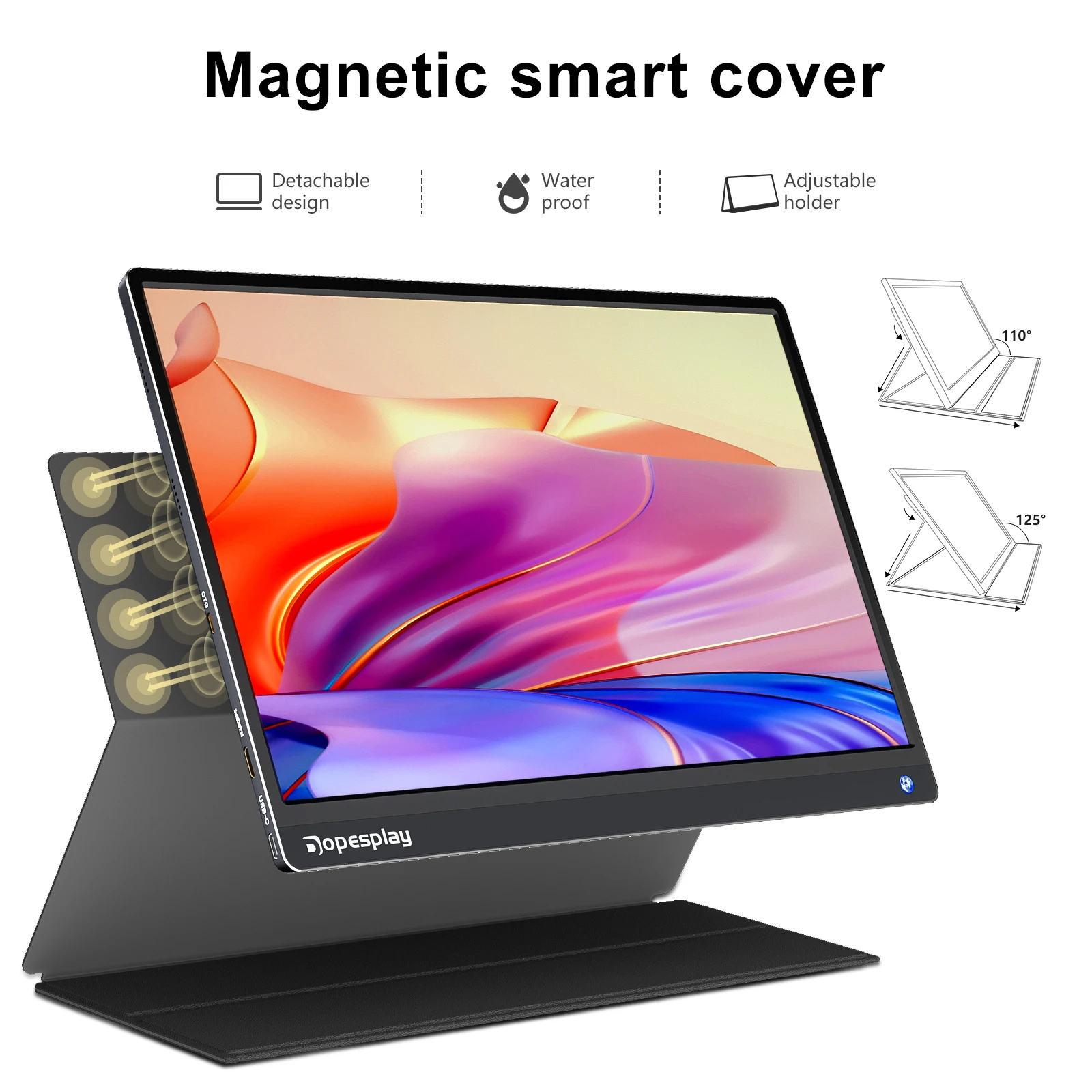 Monitor táctil portátil tipo C, pantalla extensible de 14/15,6 pulgadas,  1080P, IPS, para ordenador portátil, teléfono, Switch, ps4/5, XboX,  MacBook, Minpc - AliExpress