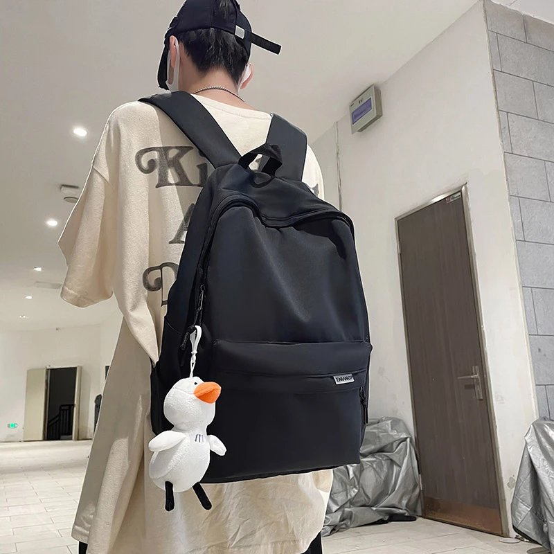 2023 Women School Backpack Black Nylon Bagpack Female Anti Theft Rucksack Casual Lady Travel Backpacks Korean Back Pack Mochila