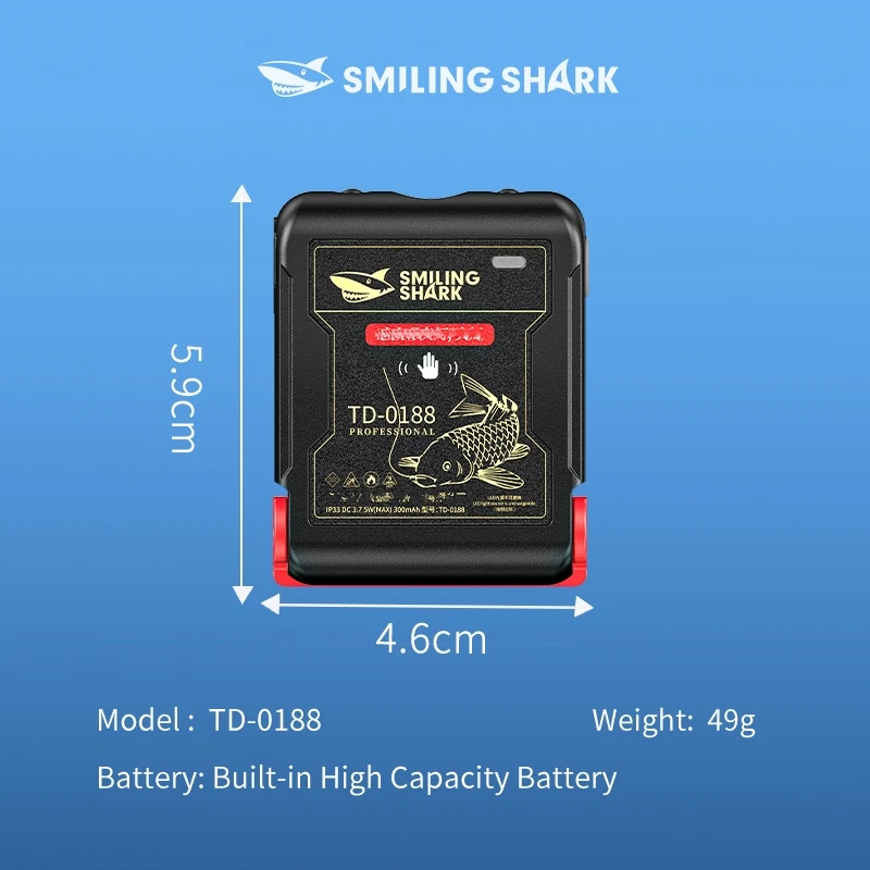 SMILINGSHARK 야외 캠핑용 미니 충전식 헤드라이트, 슈퍼 브라이트 센서, 모션 헤드램프, 스몰 사이즈, TD0188