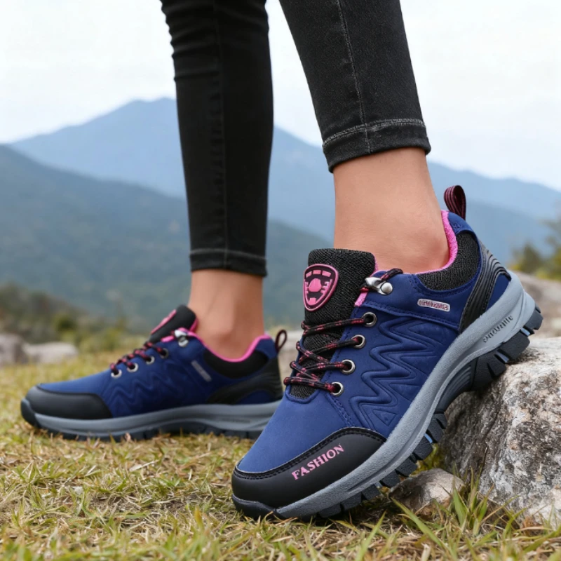 Outdoor Hiking Women's Shoes Anti Slip Breathable Walking Shoes Minimalist Comfortable Sports Training Casual Hiking Women Shoes