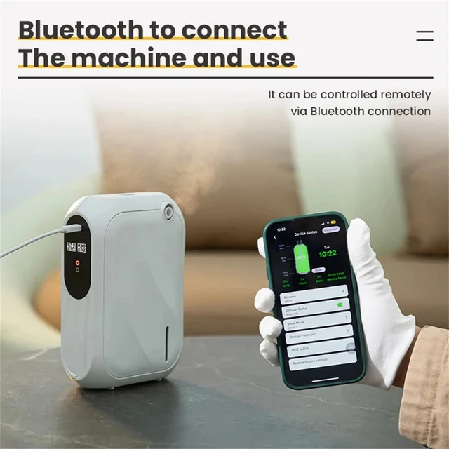 Aroma Diffuser Coverage 200m³ Scent Machine Fragrance Diffuser Essential Oil Diffuser For Home Fragrance Bluetooth APP Control 3