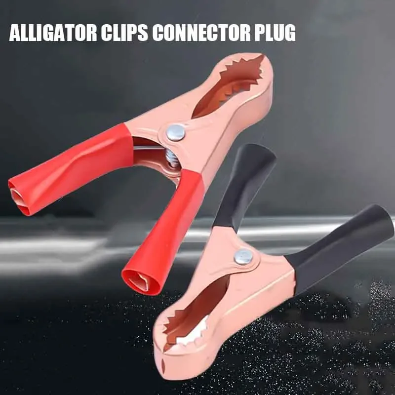 2 Coppie 100mm 50A Coccodrillo Alligatore Test Connettore
