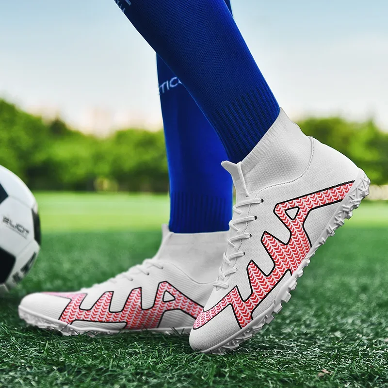 Chaussures De Football Tissées Pour Homme, Bottines Antidérapantes, Pour  Extérieur Et Intérieur, Pour Le Sport, Le Futsal - Football Chaussures -  AliExpress