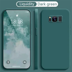 Luxury Soft Liquid Silicone Phone Case - Official Cover for Plus and Ultra Models (Dark green)