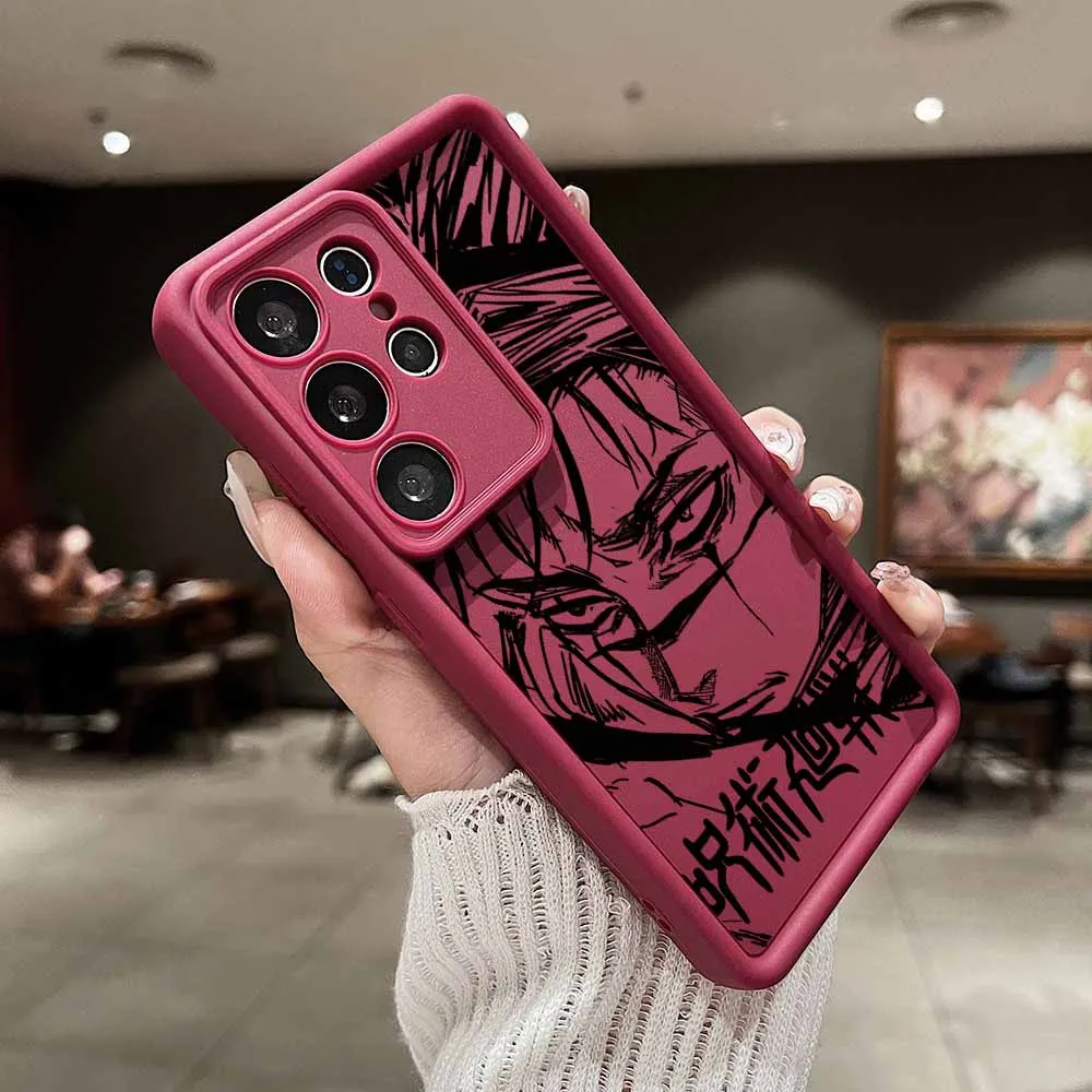 Jujutsu Kaisen Anime Soft Phone Case with Eye Design