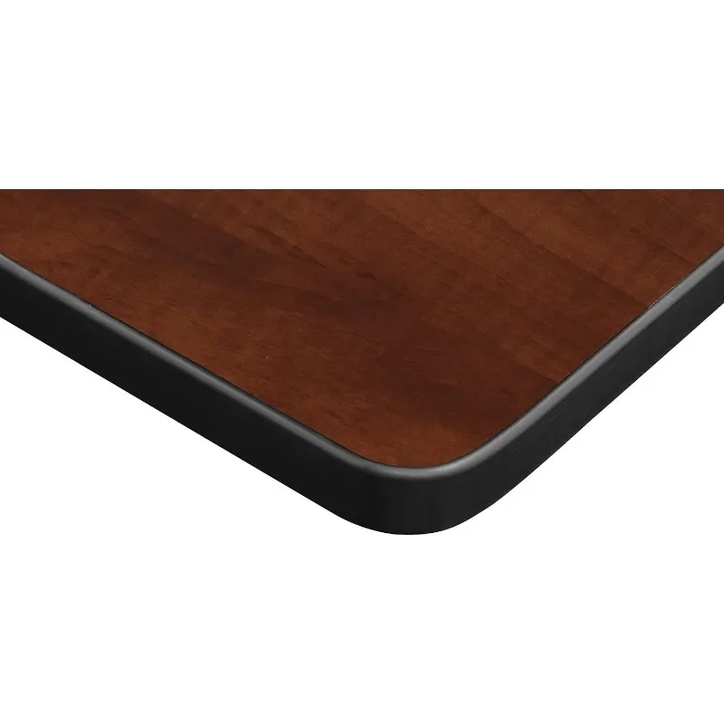 Rectangular Standard Table Top, Laminates are Scratch, Stain and Scald rRsistant,72 x 30, Cherry/Maple 3