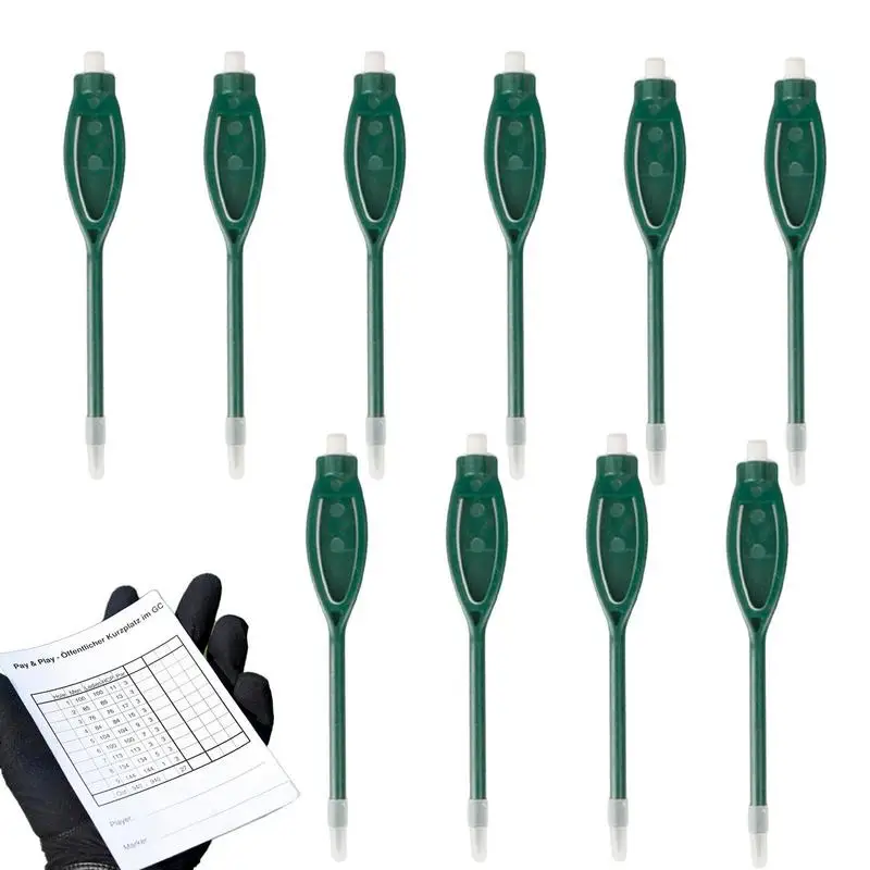 

10 шт., пластиковые карандаши для игры в гольф