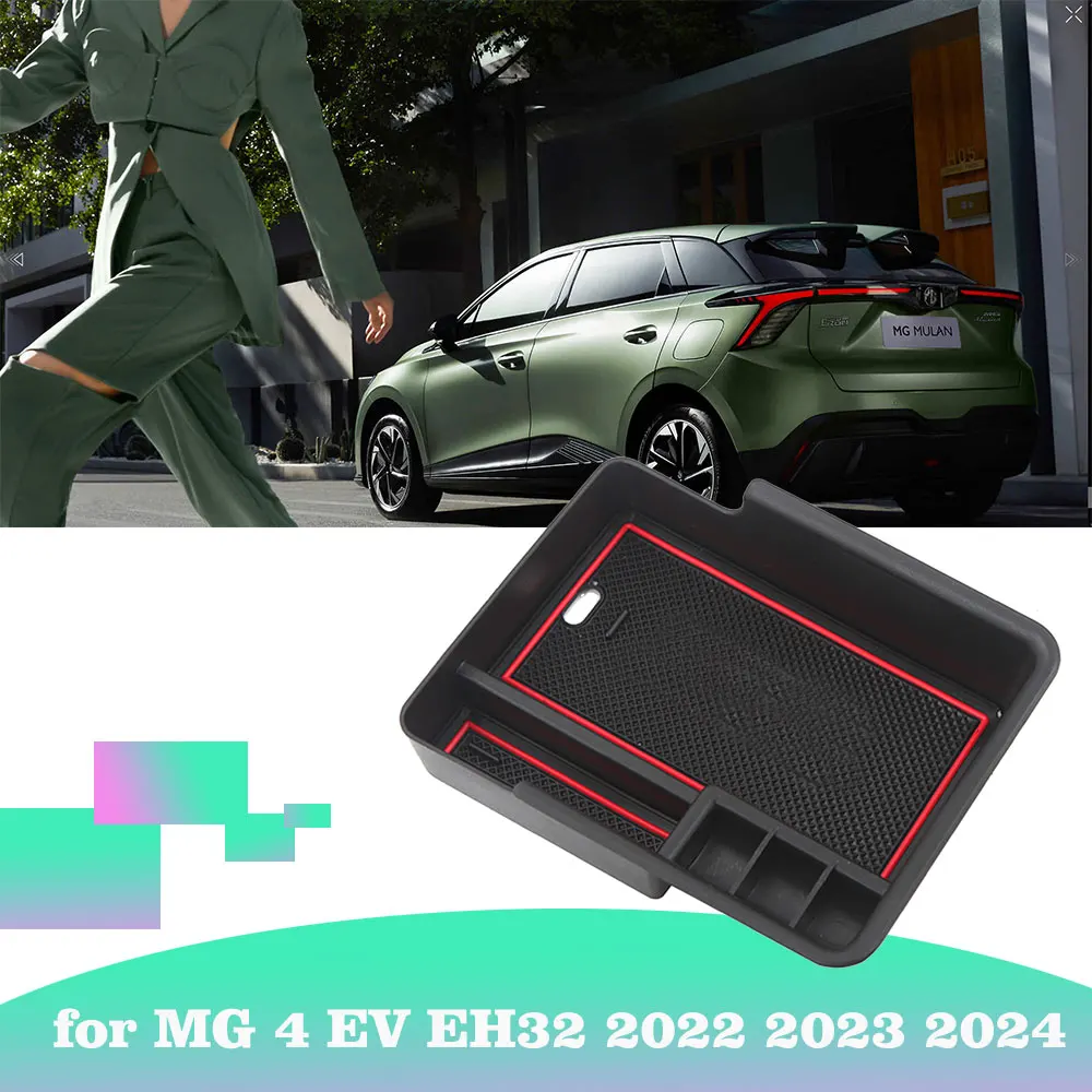 MG 4 MG4 EV EH32 뮬란 2022 2023 2024 팔걸이 센터 컨테이너 잡화 정리 포장 트레이 액세서리 용 자동차 ...