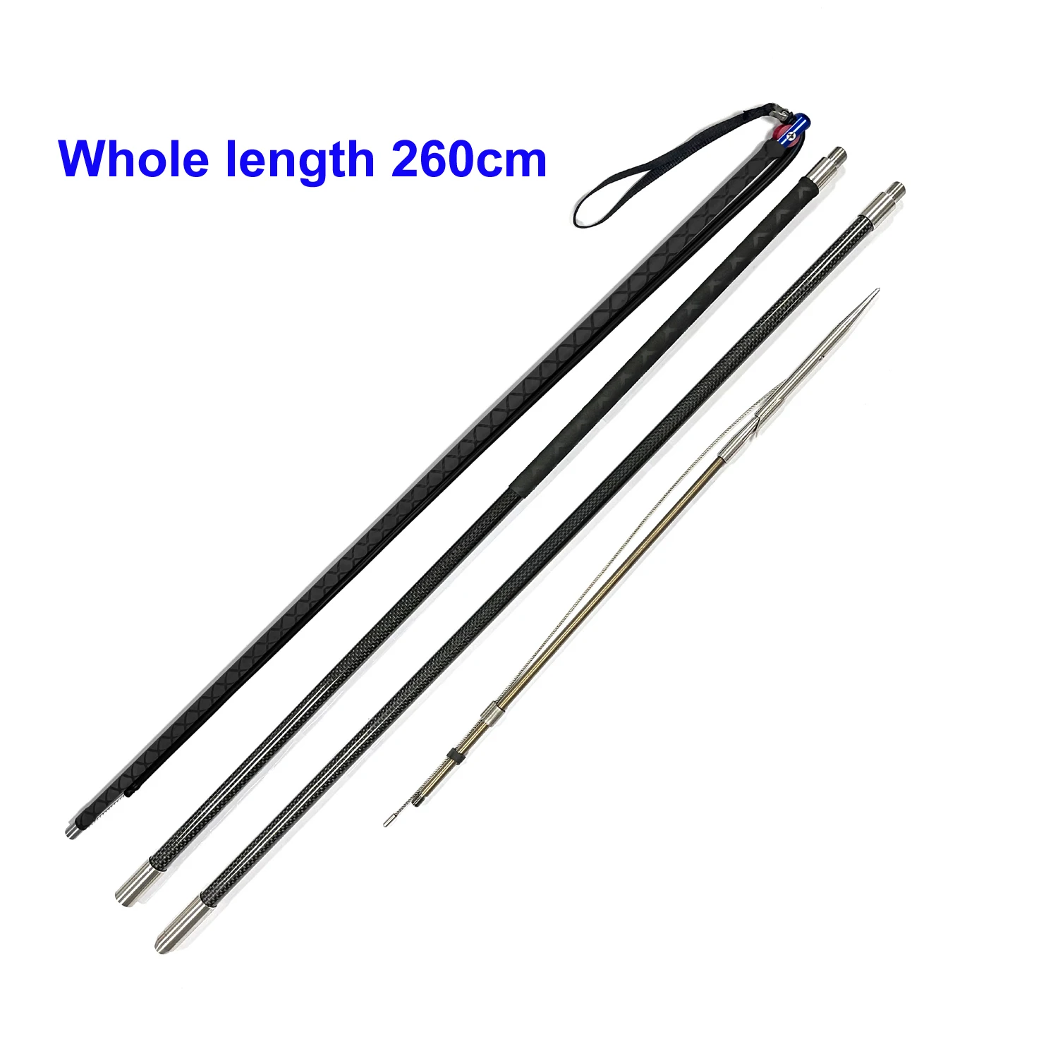 Roller Spearfishing Carbon Fiber Pole Spear Slip Tip 4FT 6FT 8FT