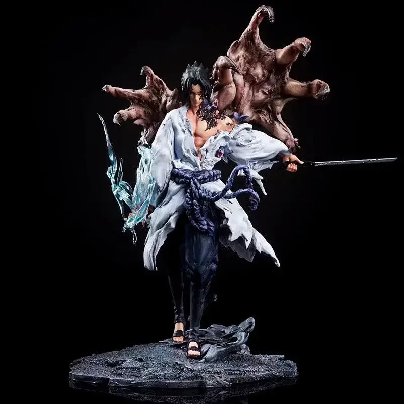 thumbnail image 1 of Figura de anime Naruto Uchiha Obito de 34 cm, figura de acción ninja, estatua de PVC, modelo de muñeca, decoración de habitación, colección, adornos, juguetes, regalos, 1 of 5