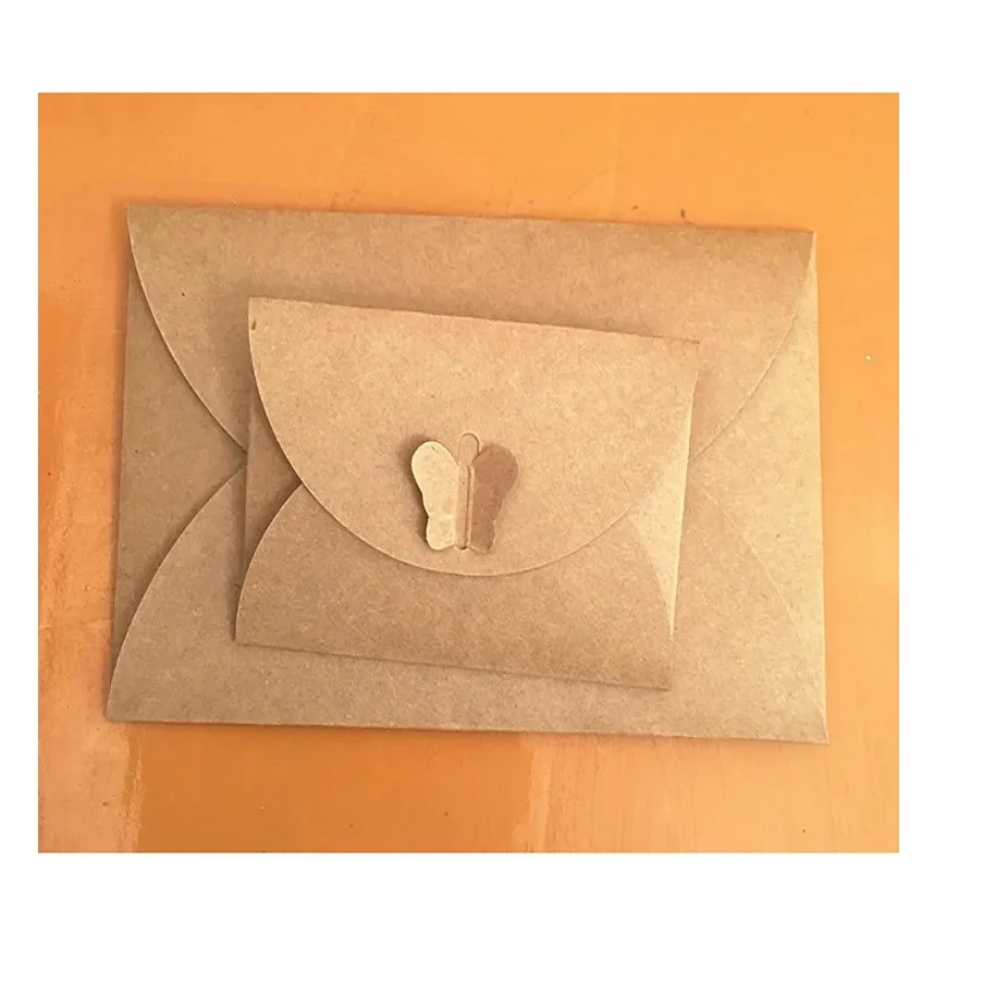 Kraft Paper Envelopes Mini Envelopes Mailing Envelopes 17.5x11CM /10.5x7CM Size 10pcs/pack