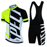 2024 Cycling Clothes Mtb Male Clothing Equipment Man Professional Shirt Shorts Men Jumper Summer Bike Jersey Bib Men's Tricuta