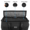 FIREDOG Smell Proof with Lock Large Capacity Travel Organizer Storage Duffle Bag 5