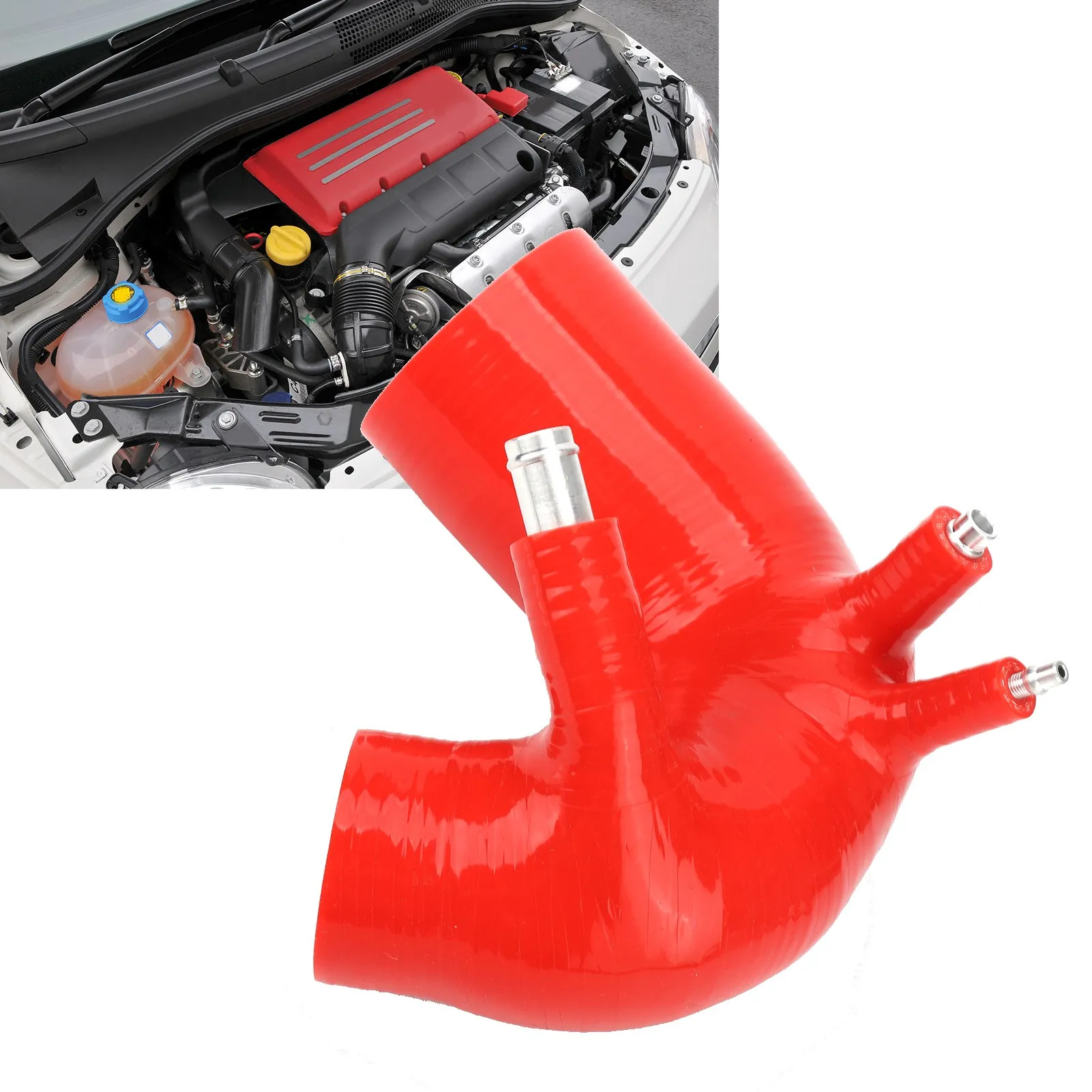 Sostituzione Del Kit Del Tubo Flessibile Di Aspirazione In Silicone Per Fiat Abarth 500 595 695 1.4L Turbojet