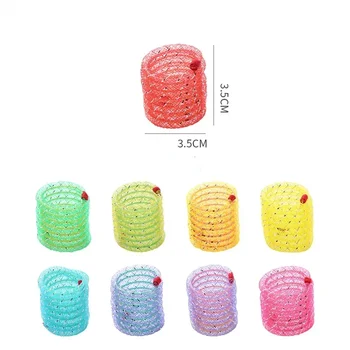Funny Jumping Pet Cat Spring Toy Bouncing Interactive Spiral Cat Toy Pet Playing Training Toys for Cats Kitten Pet Supplies 2