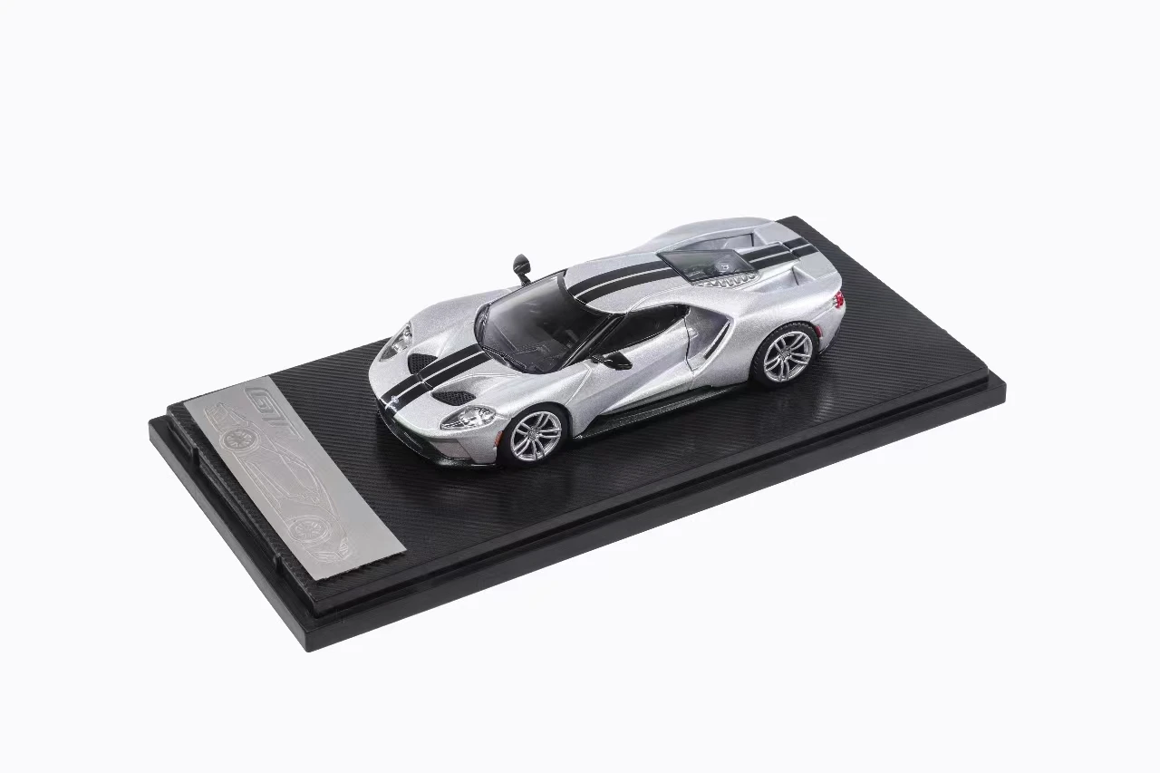 

Новинка, в наличии, модель автомобиля Speed GT 1/64 Ford GT, серебристый, литый под давлением, коллекция 2023, в подарок