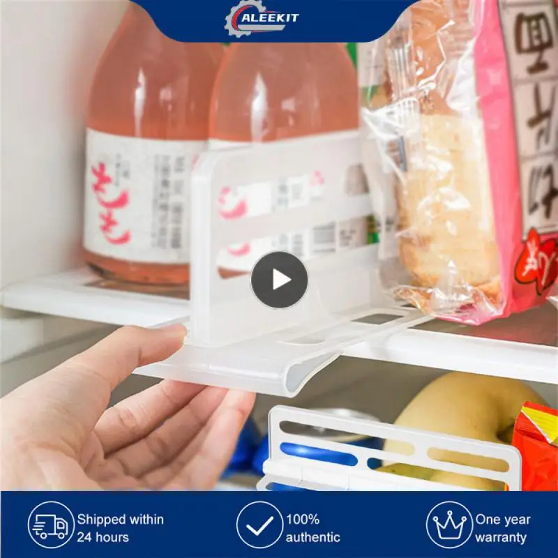 

Refrigerator Organizer Kitchen Free Adjustment Has Many Uses Easy To Clean Easy To Assemble Kitchen Storage Adjustable Divider