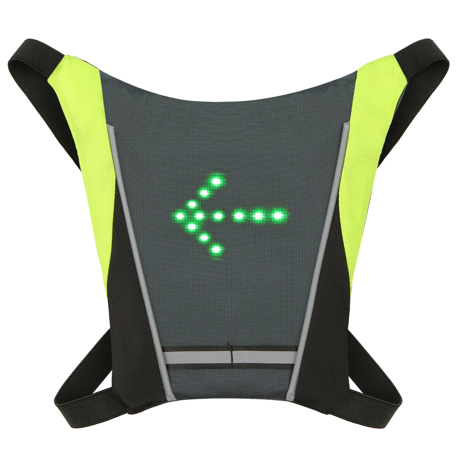 USB Rechargeable LED Turn Signal Reflective Bike Pack with Remote Control