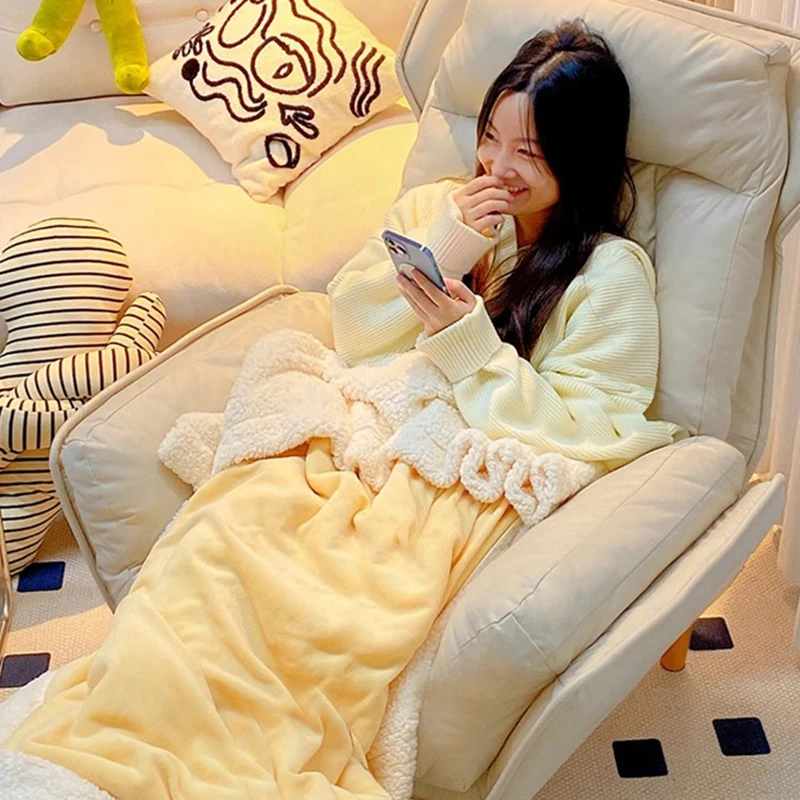 

Lazy Designer Modern Girls American Comfort Sofas Puff Luxury Minimalist Living Room Sofa Europe Bean Bag Divano Home Furniture