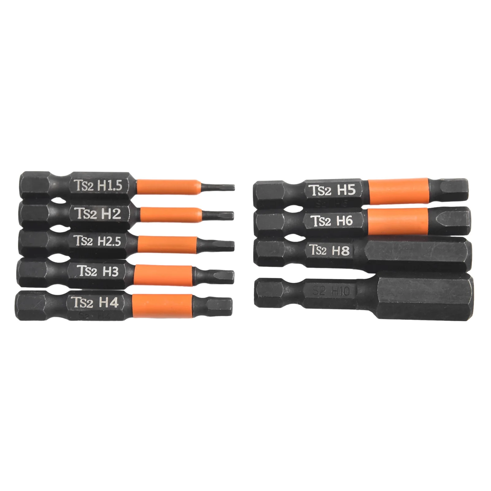 

9PCS 1/4 Inch Hex 50mm Screwdriver Bits Quick Change Impact Driver H1.5 H 2 H2.5 H3 H4 H5 H6 H8 H10 Power Tool Accessories