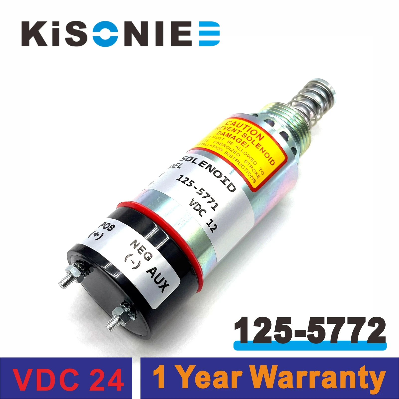 1255772FuelShutOffSolenoid15546528C3663forCaterpillar3114