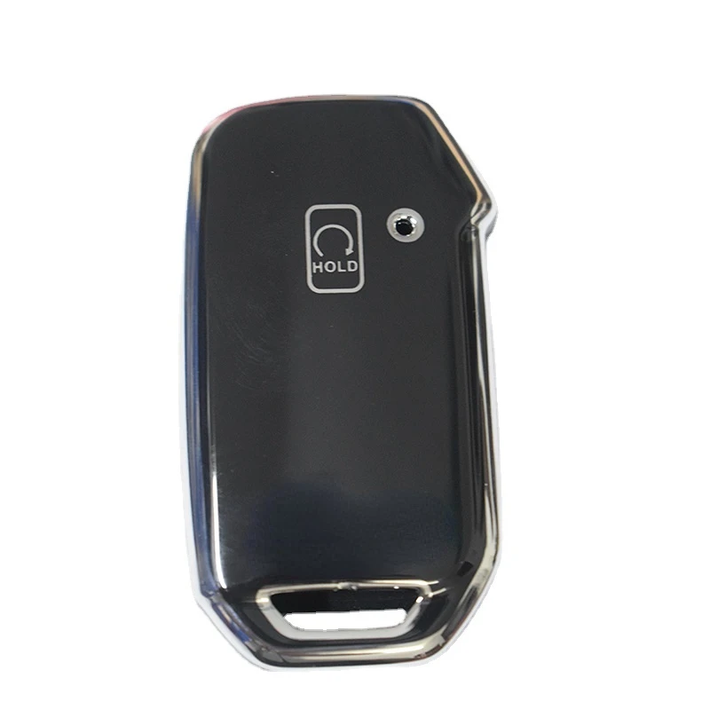 Silver 5 Button Tpu Car Key Case Cover For Kia Telluride Telluride Sx