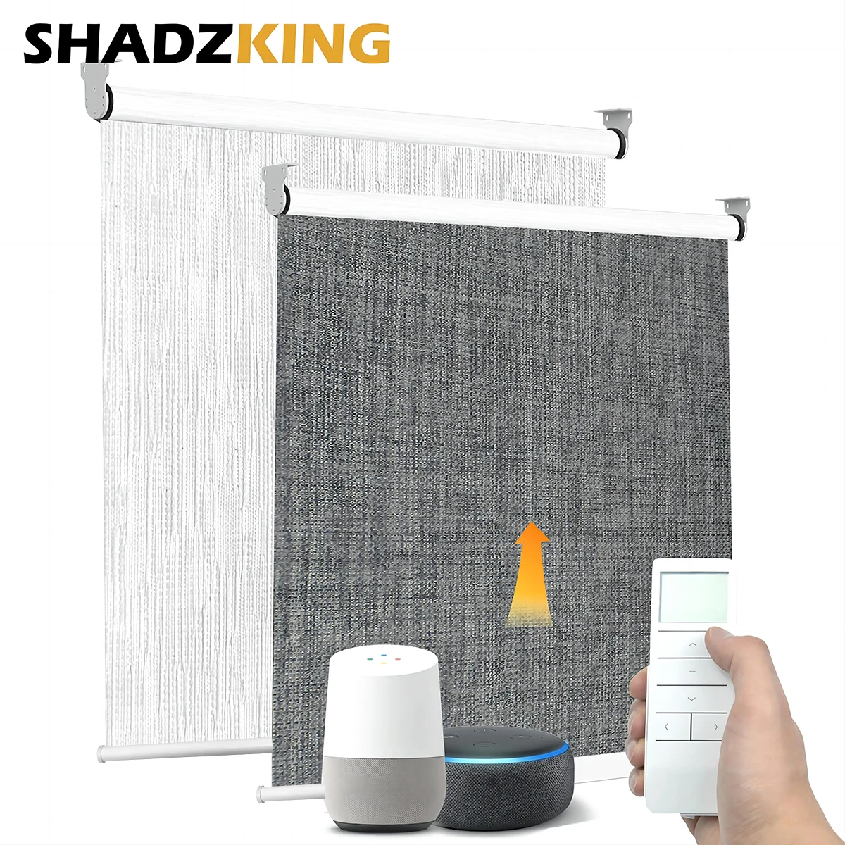 Shadzking Tende A Rullo Di Lusso Per Finestre Tende A Rullo Elettriche Motorizzate Motore Wifi Alexa Google Window Blinds Per Smart Home