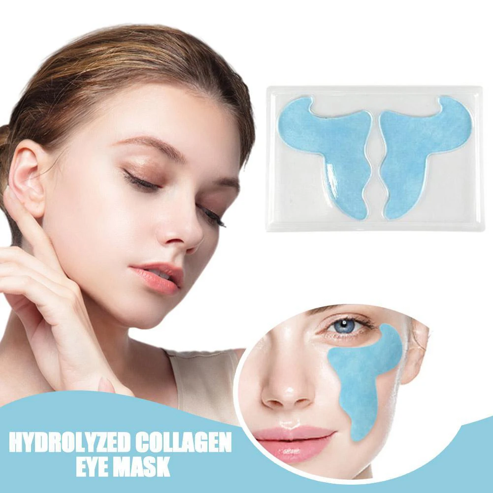 

Hydrolyzed Collagen Eye Mask Remove Dark Circles Eyes Care Moisturizing Lift Firming Skin Anti-Wrinkle Facial Masks 3pairs/lot