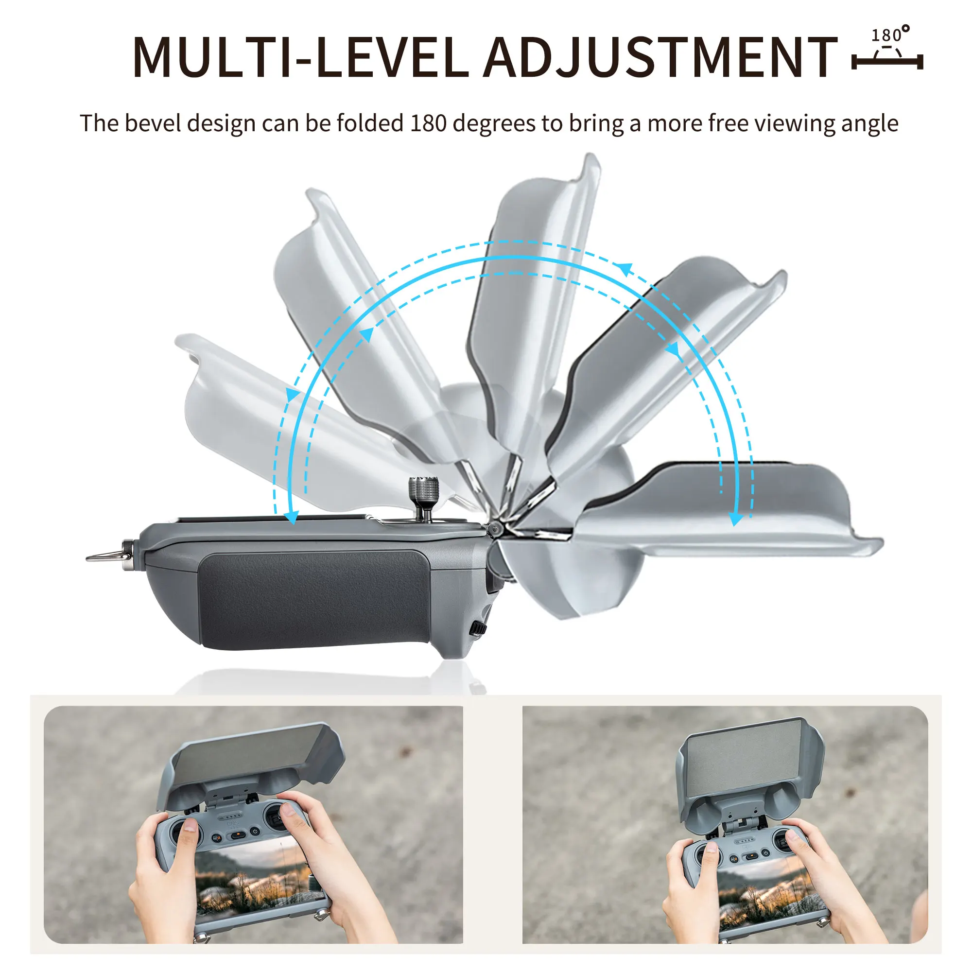 Pare-soleil DJI Air 3/Mini 4 Pro RC 2 - Protection 2 en 1