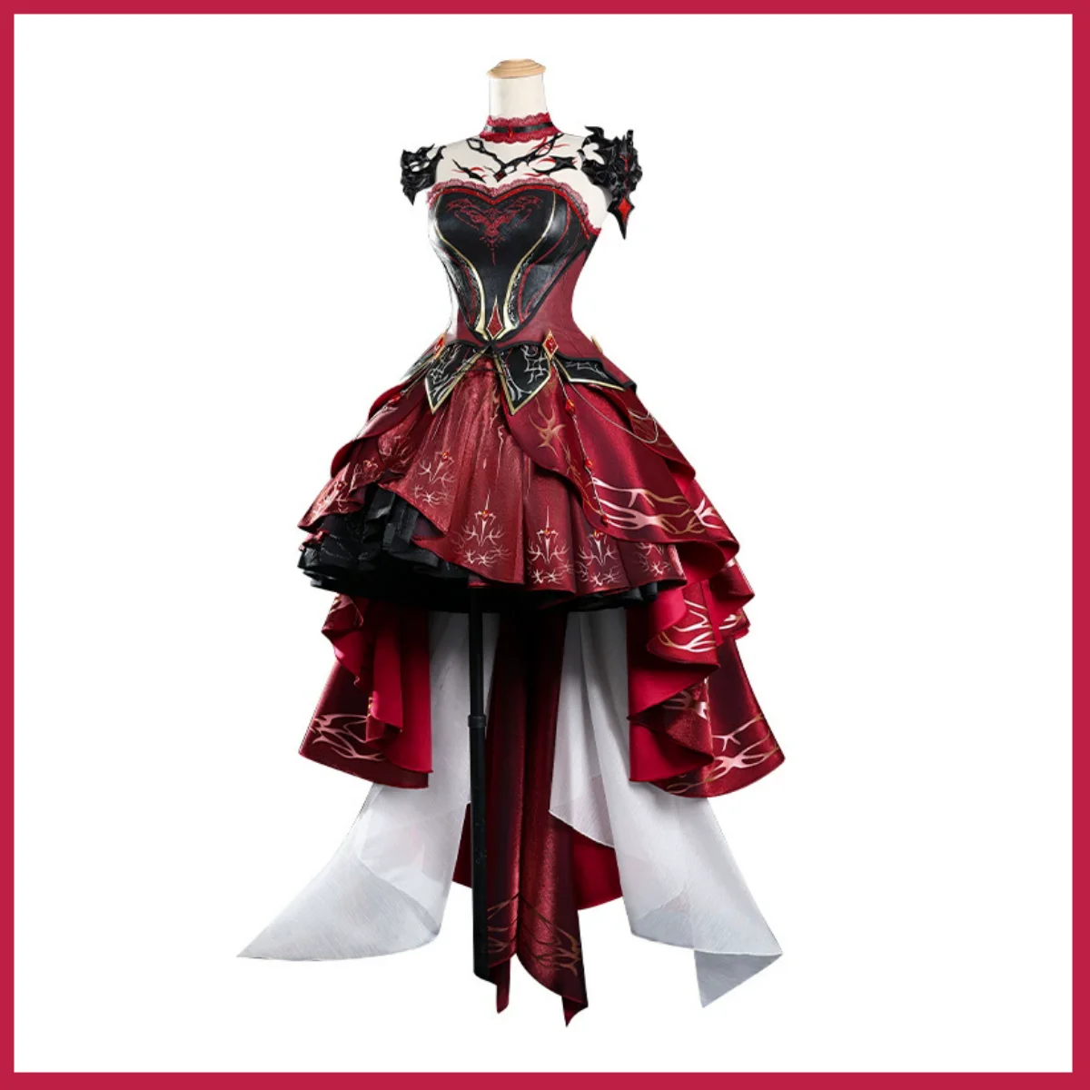 Fantasy Red Dress Cosplay Costume