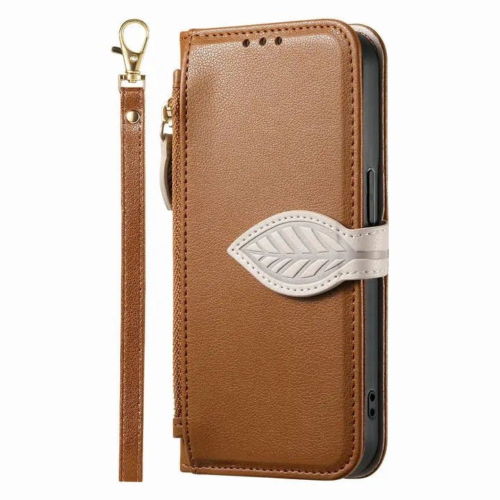 5G Leather Zipper Wallet Case for Samsung Galaxy - Premium Protective Cover