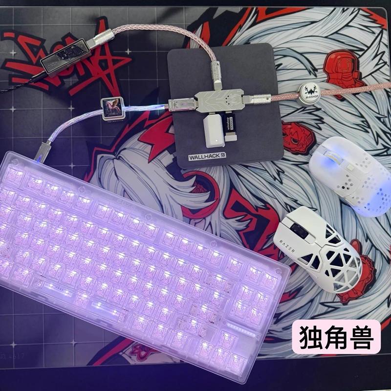 Winshop 기계식 키보드 와이어 분리 가능 1 4 8K 유형 C USB 포트 데스크탑 컴퓨터 게임용 키보드 데이터 케이블 전문