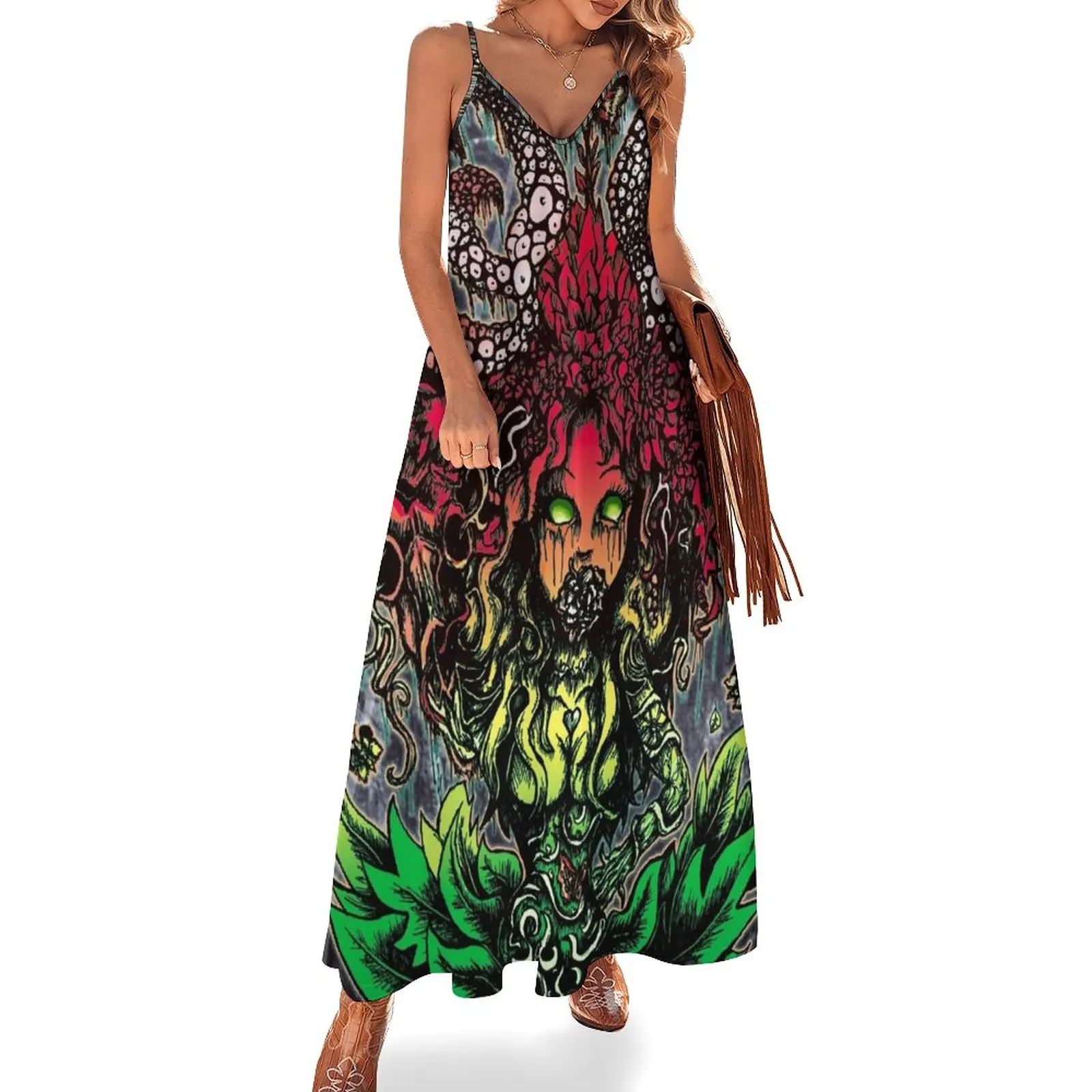 

Flower girl, absurd art Sleeveless Dress women's clothing trend 2024 dresses for women 2024