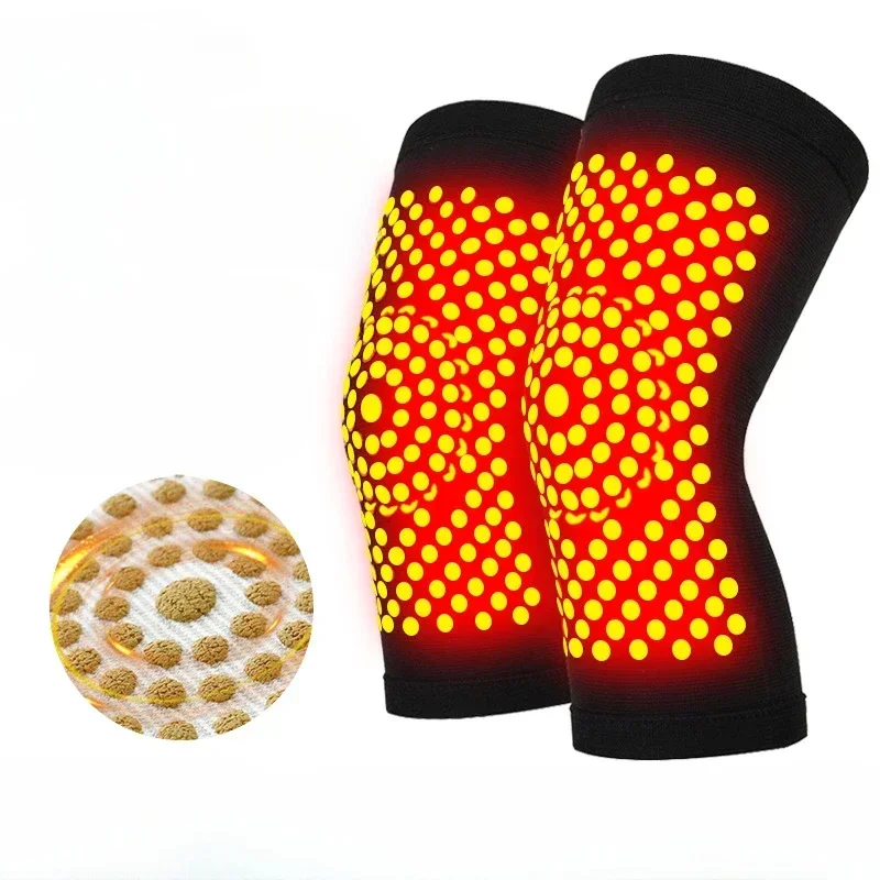 

2pcs Tourmaline Self Heating Support Knee Pads Knee Brace Warm for Arthritis Joint Pain Relief and Injury Recovery
