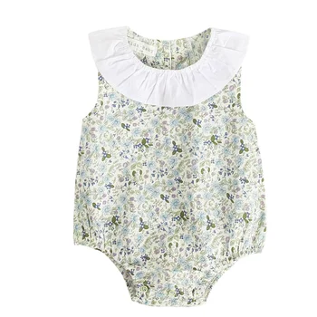 Floral Baby Bodysuit 1