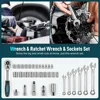 379-PCs Home Tool Kit - Protable Complete Household and Auto Repair Tool Set - Hand General Basic Tool Box Storage Case 4