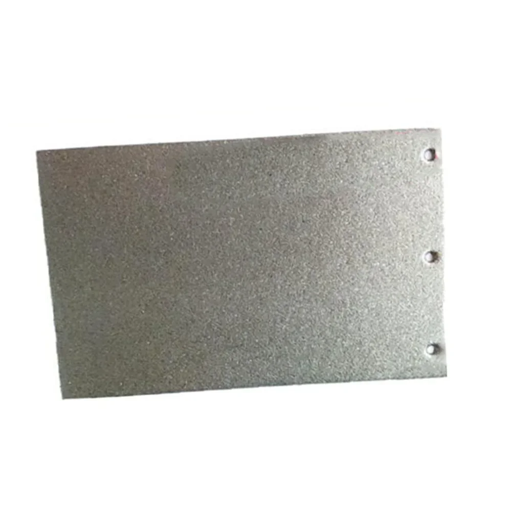 Lot De 2 Plaques De Base En Carbone Pour Ponceuse à Bande 9403 MT190 MT9 - 4 Trous, 169 X 110 Mm