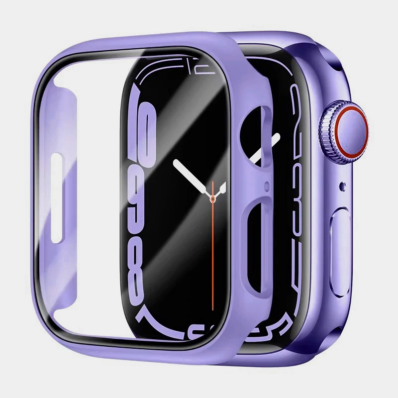 Premium Protective PC Case with Tempered Glass Screen