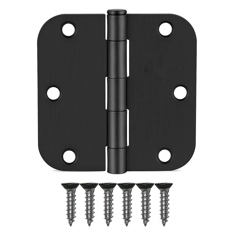 Bisagras Para Puertas De Ventanas Hevstil 10 Bisagras De Puerta Negras De 3 X 3 Pulgadas, | Meses Sin Interés Bisagras Para Puertas De Cobertizo