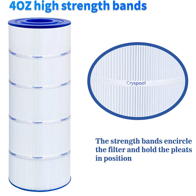 CryspoolPool Filter Compatible with HaywardC1200,CX1200RE,PA120,C-8412,FilburFC-1293,WaterwayClearwaterII,ProClean1125,1Pack 4