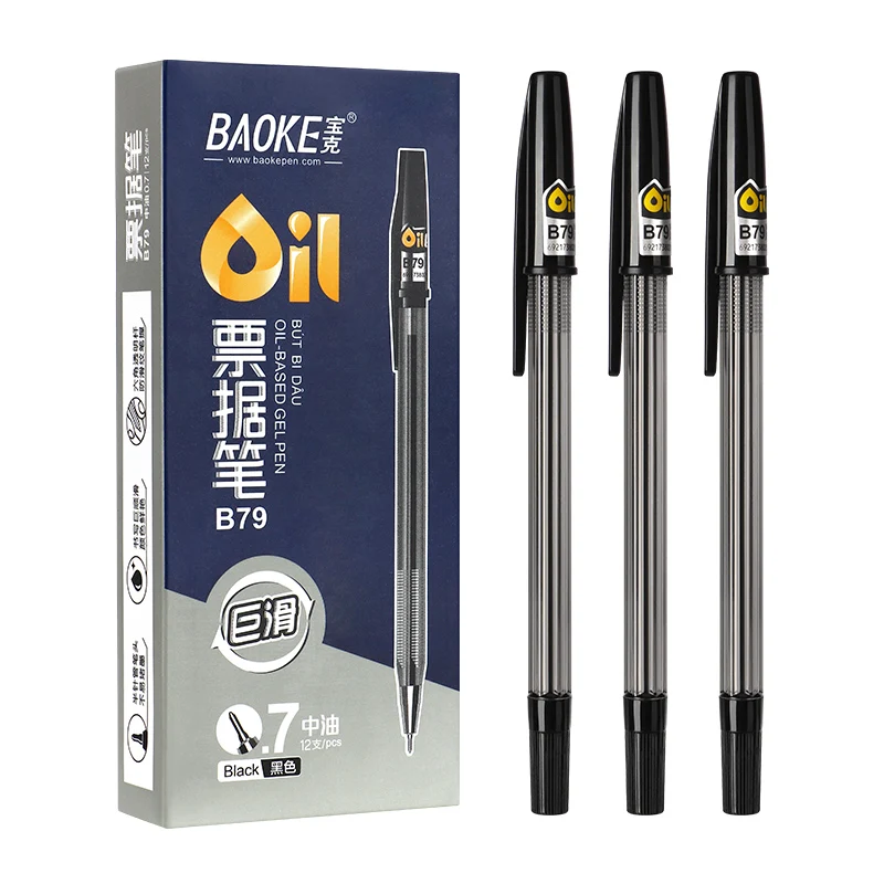 Baoke PC1838 - Bolígrafos De Tinta De Gel (0,7 Mm, Línea Media, Caja De