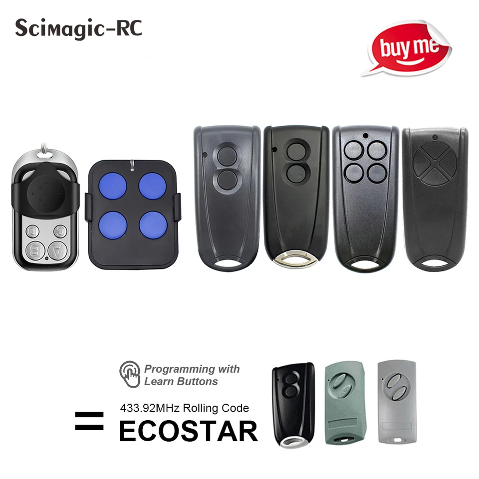 Chiave per porta del garage compatibile con Hörmann Ecostar RSE 2 RSC 2
