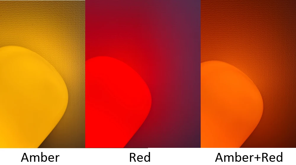 Red & Amber LED Night Light – Rechargeable Sleep Lamp with Adjustable Brightness Sa4c486b5b611483caba361802c8cd78ah