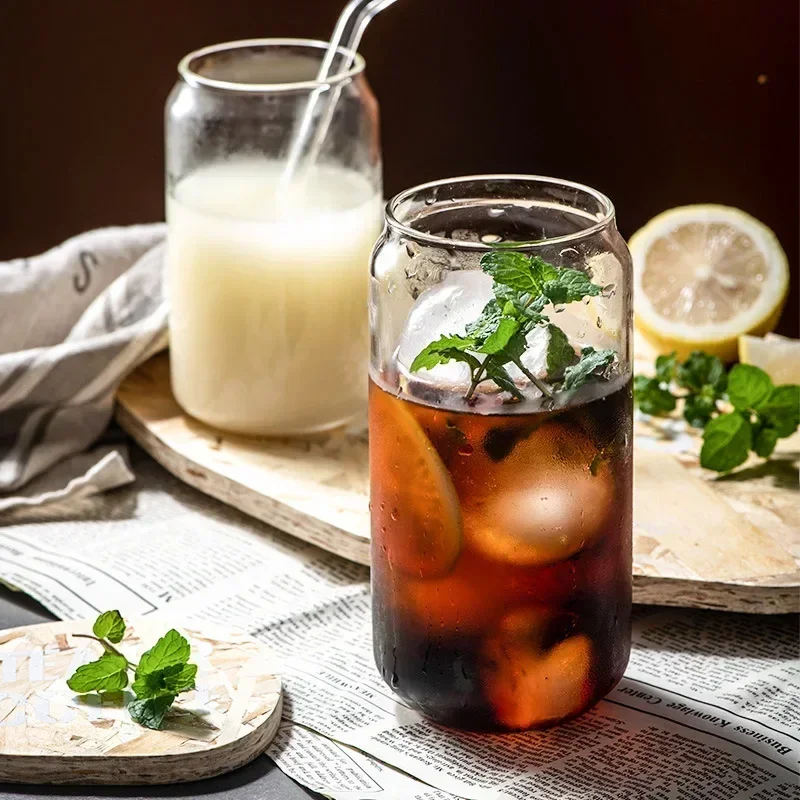 Elegant Glass Tumbler with Reusable Straw – Versatile Drinkware